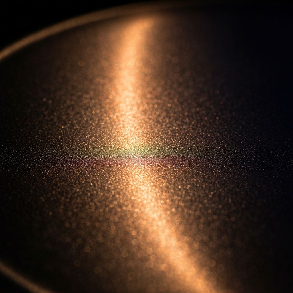 Close-up of Ti-Cerama titanium ceramic non-stick surface on Gotham Steel cookware